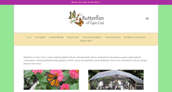 Desktop Screenshot of butterfliesofcapecod.com